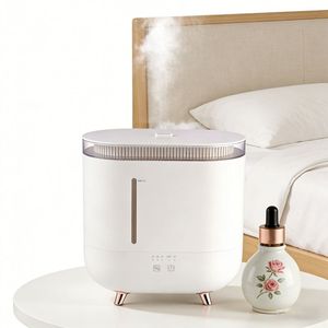 <span class=keywords><strong>Diffuseur</strong></span> d'huiles essentielles ultrasonique de qualité supérieure, humidificateur d'air H2O, grande capacité 4L, humidificateur d'air avec lumière LED - Product Image 3