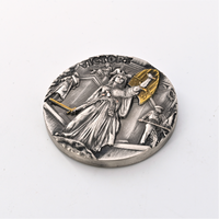 Pièces vierges pour gravure laser, pièces de collection personnalisées plaquées, pièces commémoratives, pièces de défi, statues 3D en émail souple du fabricant