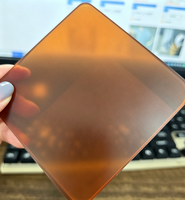 Plaque acrylique translucide bronze 3 mm semi-transparente marron PMMA – Prix fabricant pour la vente en gros