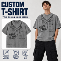 T-shirt en coton délavé à l'acide 230 GSM, disponible en 10 couleurs, coupe ample avec épaules tombantes pour homme, OEM ODM, marque privée, vente en gros