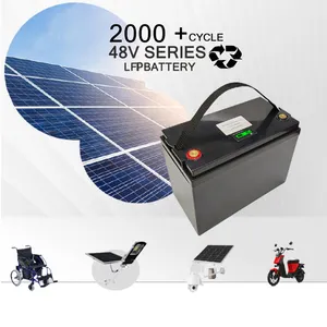用于太阳能存储/高尔夫球车BMS 16s pack A + akku磷酸铁锂电池48v 20Ah磷酸铁锂电池