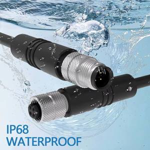 Conector Circular Impermeable M5, Nuevos Conjuntos de Conectores de Aviación, Cable de 4 Pines Blindado, Conectores de Cable con Enchufe para Soldar - Product Image 6