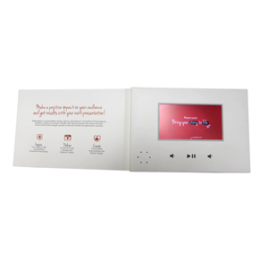 <span class=keywords><strong>Brochure</strong></span> vidéo de livre de mouvement lcd de 7 pouces au <span class=keywords><strong>design</strong></span> unique avec fabricant professionnel - Product Image 3