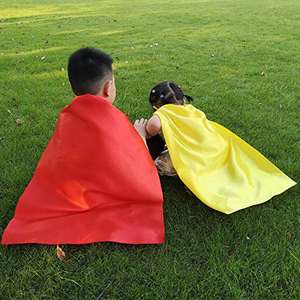 Logo personnalisé Double Face <span class=keywords><strong>Super</strong></span>-Héros Capes et Masque Costumes Ensemble pour Enfants Adultes Fête de <span class=keywords><strong>Famille</strong></span> - Product Image 3