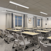 Meubles d'école primaire de haute qualité, table et chaise d'étude pour élèves, ensemble de bureau et de chaise d'école simple