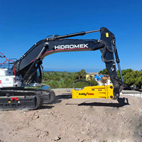 Marteau hydraulique GaoHong de haute qualité pour excavatrices de 40 à 50 tonnes, utilisation dans la construction, l'exploitation minière, la démolition et les tunnels, certifié CE/ISO9001