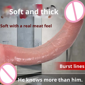 <span class=keywords><strong>Dildo</strong></span> realistico di grandi dimensioni da 12.6 pollici con Silicone liquido sicuro per il corpo, Plug anale per pene flessibile Super morbido per giocattoli sessuali per adulti - Product Image 5