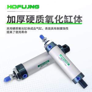 Cilindro Neumático Miniatura de Aleación de Aluminio, Micro Cilindro MAL16/20/25/32/40X25X50X75X100 Nuevo Usado con Filtro para Trabajo con Aire - Product Image 1