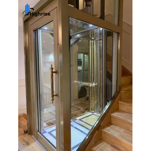 CE 1-6 Floors Residential <strong>Elevator</strong> Hydraulic Passenger Home Lift Glass Cabin Domestic <strong>Elevator</strong> for House Outdoor - Product Image 6