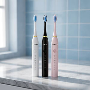 Cepillo de Dientes Eléctrico Recargable Tipo-C con LED, Resistente al Agua IPX7, Cerdas de Nailon Suaves para Blanqueamiento Dental, Diseño Portátil e Inteligente para el Hogar - Product Image 1