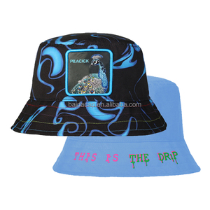 Nuovo Cappello a Secchiello Reversibile Originale, Personalizzabile all'Ingrosso, in Cotone e Tela, Cappello da Golf, Cappello con Motivi Animali, Unisex - Product Image 2