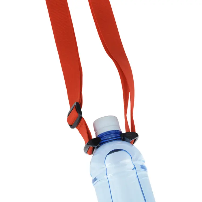Cordón de soporte para botella de agua, correa para el cuello, personalizado, promocional
