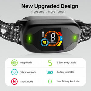 <span class=keywords><strong>Collar</strong></span> de perro impermeable OLHHZX OEM, negro, recargable, sin golpes, automático, para perros pequeños, medianos y grandes - Product Image 4