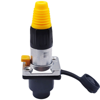 Connecteur Ethernet RJ45 étanche IP65, adaptateur réseau pour prise et prise de signal aérien extérieur pour environnements difficiles