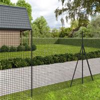 Maille soudée galvanisée enduite de PVC Euro clôture fil rouleau bordure treillis grille filet jardinage cour parc doux vert gris