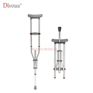 Bastón de Aluminio Ajustable para Personas con Discapacidad, Hospital, Ortopedia, Muleta - Product Image 1