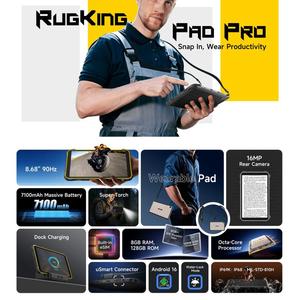 Tablet Resistente Ulefone Rugking Pad Pro de 8.68 Pulgadas, 4G, Android 16, Unisoc T7250 Octa Core, 8GB, 128GB, Impermeable - Product Image 6