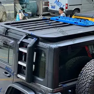 Aluminium Dacht räger für Wragnler Basket Hard Top Cargo Carrier für Jeep Wrangler JK JL 4 Tür 2007-2021