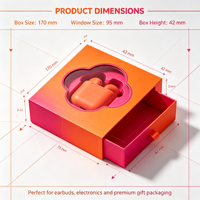 Boîte en papier personnalisée en forme de nuage pour emballage d'écouteurs