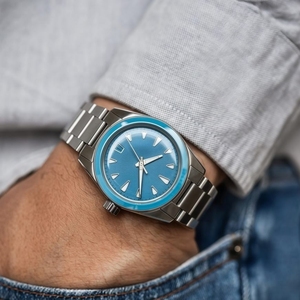 Reloj de Pulsera Automático Mecánico Miyota con Bisel de Cerámica de Lujo Personalizado OEM, Zafiro, Acero Inoxidable 316L, Superluminoso, 38MM - Product Image 3