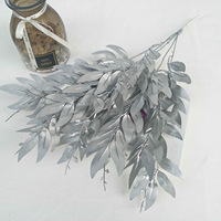 Y-M014 Groothandel Bruiloft Decoratie Kunstmatige Greenery Planten Salix Blad Zijde Willows Bladeren Voor Bruiloft Decor