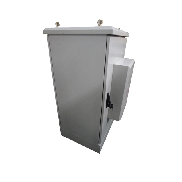 Double Wall Design Outdoor Rack+19 Inch+IP55 Waterproof Outdoor Cabinet