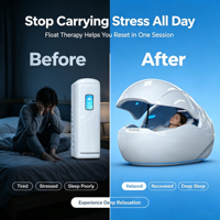 Pod Terapi Apung Tidur Nyenyak, Tangki Apung Pereda Stres, Peralatan Kesehatan