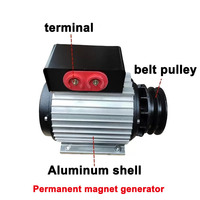 Générateur diesel à aimant permanent Micro 5KW, refroidi par air, avec mandrin électromagnétique en cuivre, monophasé, 1500 tr/min, 110V/220V, 60/50Hz