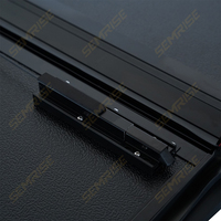 Cache-benne rigide pliable en trois parties pour pick-up, avec système de verrouillage et rideau coulissant, service OEM/ODM – Meilleures ventes