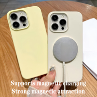 Coque de Téléphone Colorée de Haute Qualité pour iPhone 17, Coque en Silicone Magnétique en Stock pour iPhone 16 15 14 13 12 Pro