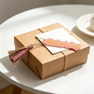 Pendentif en acrylique personnalisé avec texte et logo sur mesure |   Style bohème pour les amateurs de livres, marque-pages promotionnels - Product Image 3