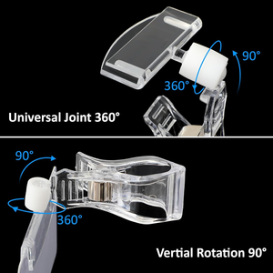 Nhựa Đăng chủ Clips Xoay Giá dấu hiệu xoay giá kệ giá <span class=keywords><strong>Clip</strong></span> giá cho hàng hóa Hot Bán hiển thị - Product Image 3