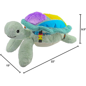 Ce trọng cảm giác Lap Pad biển rùa sang trọng Thú nhồi bông đồ chơi có thể tháo rời Lap bạn bè bán buôn OEM tùy chỉnh nhà máy trọng gối - Product Image 4