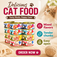 Nourriture humide pour chat MAIDOU, riche en protéines, en conserve de 85 g, sans céréales, pour les chats aux estomacs sensibles, saveur poulet, en-cas