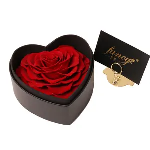 The Most Popular Mother's Day Gift Preserved roses in Heart Shape Gift Box