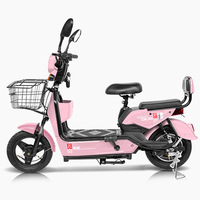 Vélo électrique léger pour adultes 2 places, motos électriques, cyclomoteurs, scooters électriques multicolores pour les trajets quotidiens en ville
