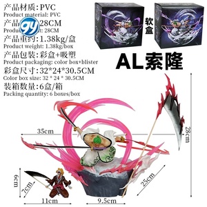 Diorama de Anime One Piece Wano Zoro vs. Killer - Estatua Premium de Resina de Escena de Batalla para Colección, Artesaní<span class=keywords><strong>a</strong></span> de Plástico - Product Image 2