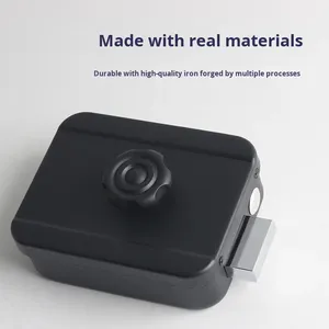 รีโมทคอนโทรล ล็อคประตูไฟฟ้าภายในบ้าน แบบซ่อน มองไม่เห็น ป้องกันการโจรกรรม ใช้รหัสผ่าน บัตร หรือโทรศัพท์มือถือ - Product Image 4