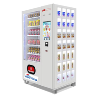 Distributeurs automatiques de boissons et de snacks avec casier, certifiés CE, ISO9001 et CB