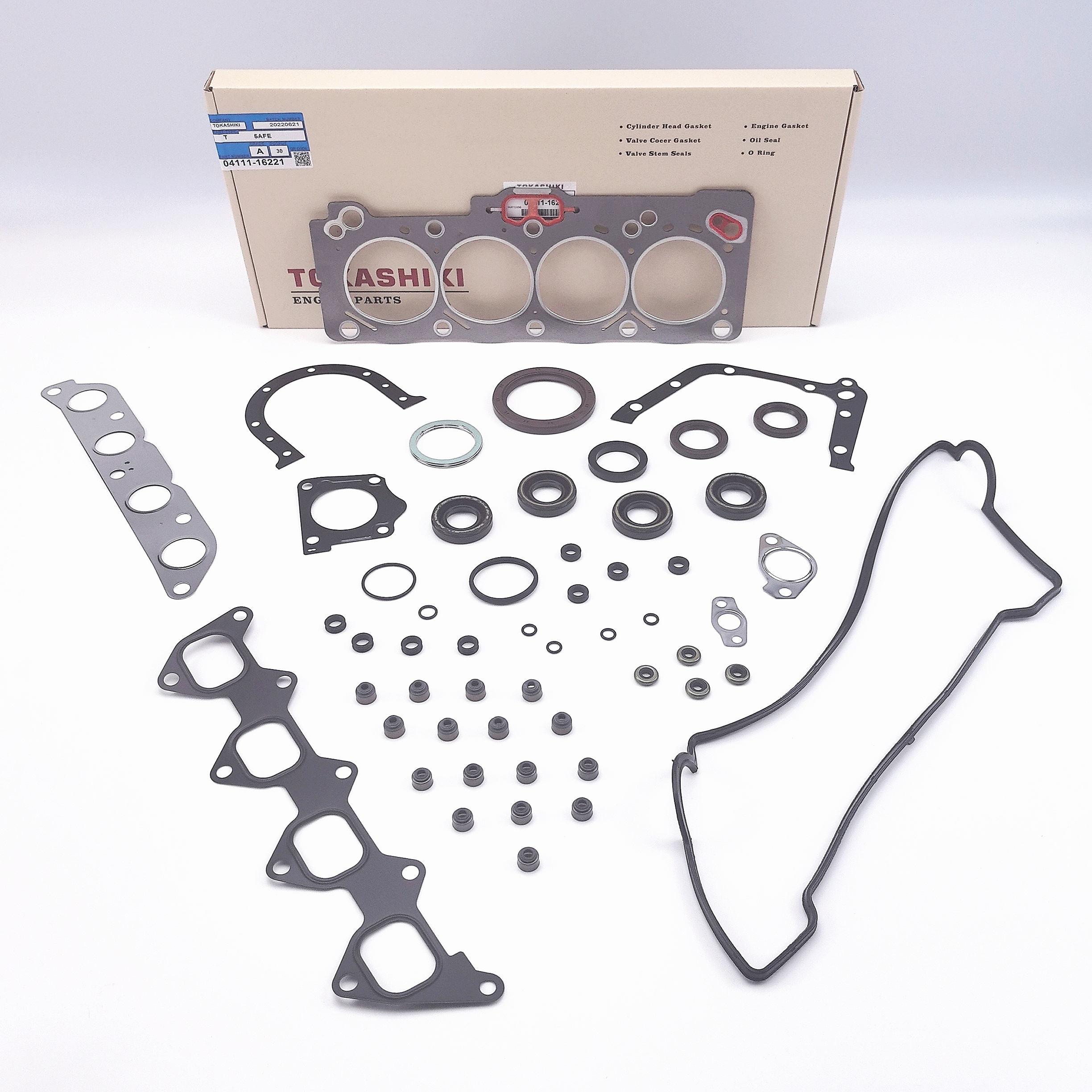 Cylinder Head Gasket Kit 04111-54120 Material For Toyota 5L