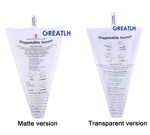 1 PC <strong>Breast</strong> <strong>Augmentation</strong> Surgery <strong>Breast</strong> <strong>Implants</strong> Funnel Sterile Funnel Disposable Funnel - Product Image 2