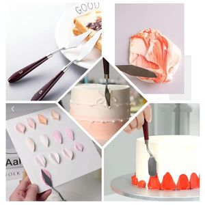 Ensemble <span class=keywords><strong>de</strong></span> couteaux à palette en acier inoxydable <span class=keywords><strong>de</strong></span> haute qualité Foska, à manche ergonomique, pour la <span class=keywords><strong>peinture</strong></span> à l'huile, sur toile et acrylique - Product Image 4