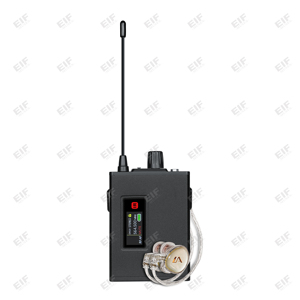 AC-330 Système IEM sans fil professionnel à double canal, isolation phonique, portée de 50 mètres, commutation stéréo/canal unique pour chanteur/scène - Product Image 2