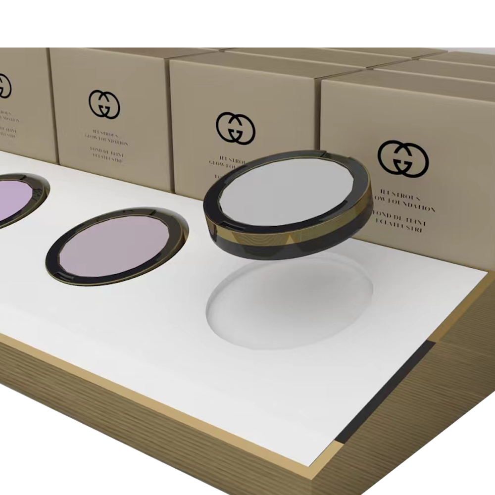 Customizable Eye Shadow Cosmetics Display Stand Tabletop Shopping Center and Cosmetics Counter Display OEM Supply — view 4