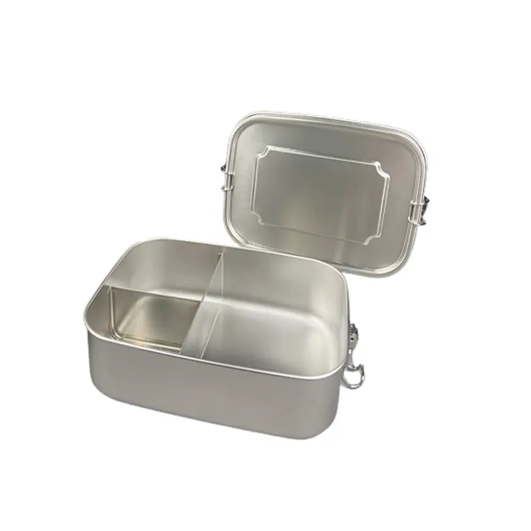 La migliore vendita Bento Box in acciaio inossidabile 304 Lunch Box sigillato a tenuta stagna contenitore per alimenti ad alta capacità