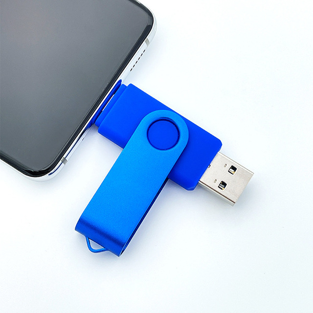 High Quality Swivel Type c Usb Otg Drive Flash Mobile Phone Usb Flash Drive 256GB Usb 3.0