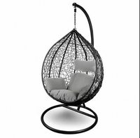 Chaise moderne en acrylique transparent pour balançoire à œufs, en osier, pour l'intérieur et l'extérieur, pour la cuisine et l'hôtel.