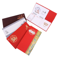 Calendrier de bureau pliable, support de planificateur, impression personnalisée, notes adhésives, calendrier de table de bureau 2022