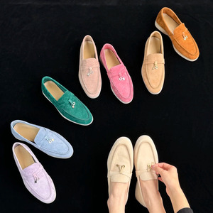 <span class=keywords><strong>Mocasines</strong></span> LP Originales de Alta Calidad para <span class=keywords><strong>Mujer</strong></span>, Talla Grande, Punta Redonda, Suela Plana, Transpirables, Cómodos, Estilo Old Money - Product Image 2
