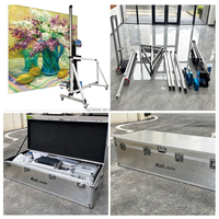 Impresora Vertical Automática para Impresión de Paredes en 3D con Cabezal de Impresión Epson DX7 de Última Generación